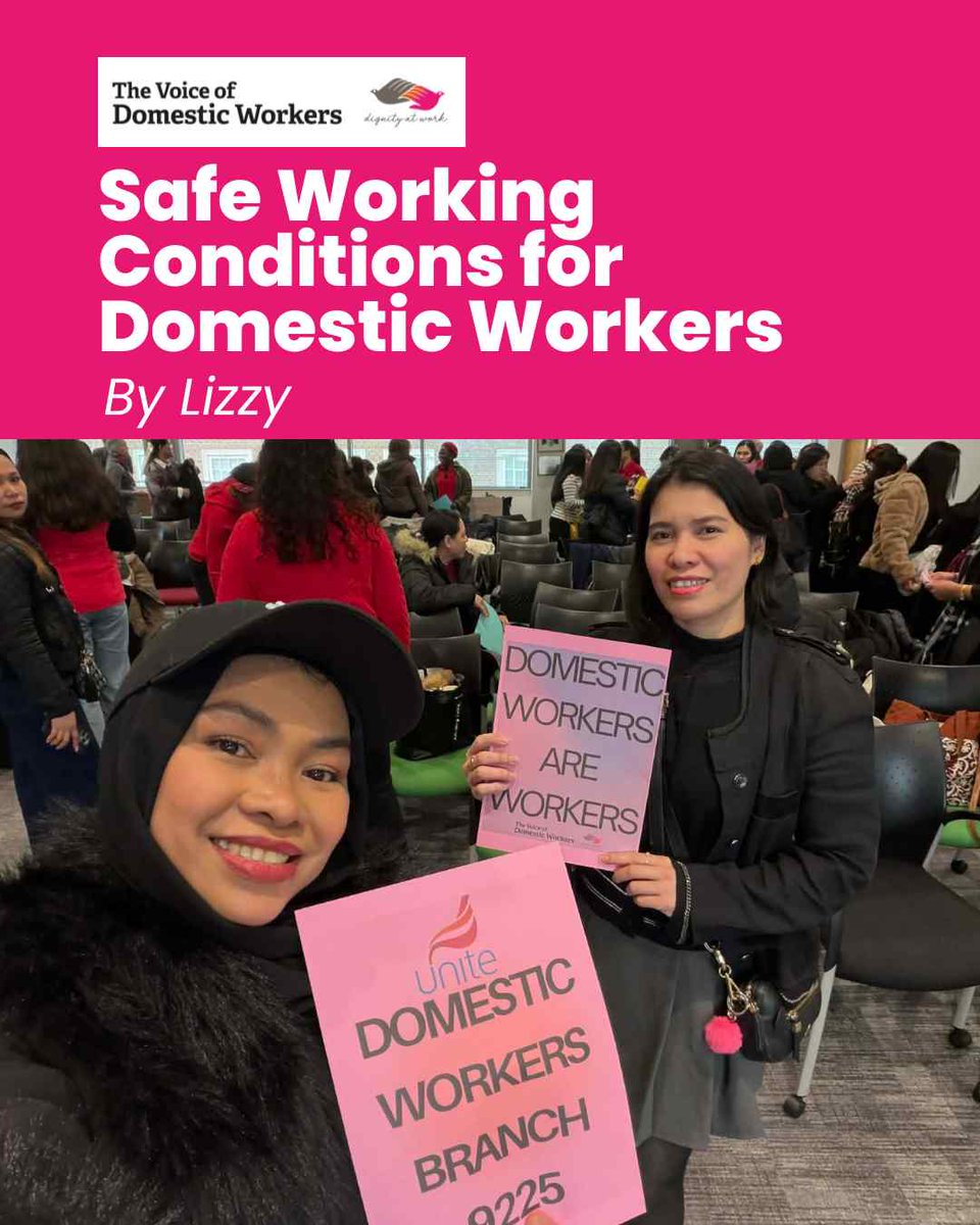thevoiceofdws's tweet image. Every domestic worker deserves safety, respect, and peace at work. Read Lizzy’s blog on creating safer work environments:
 thevoiceofdomesticworkers.com/post/safe-work… 

#SafeWork #WorkerRights #RespectAndDignity