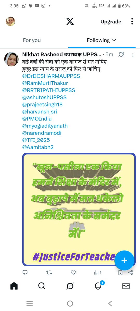 HimaniG15's tweet photo. #justiceforteachers  @PMOIndia ,@dpradhanbjp ,@ashutoshUPPSS @prajeetsingh18 https://t.co/FIQakgulXU