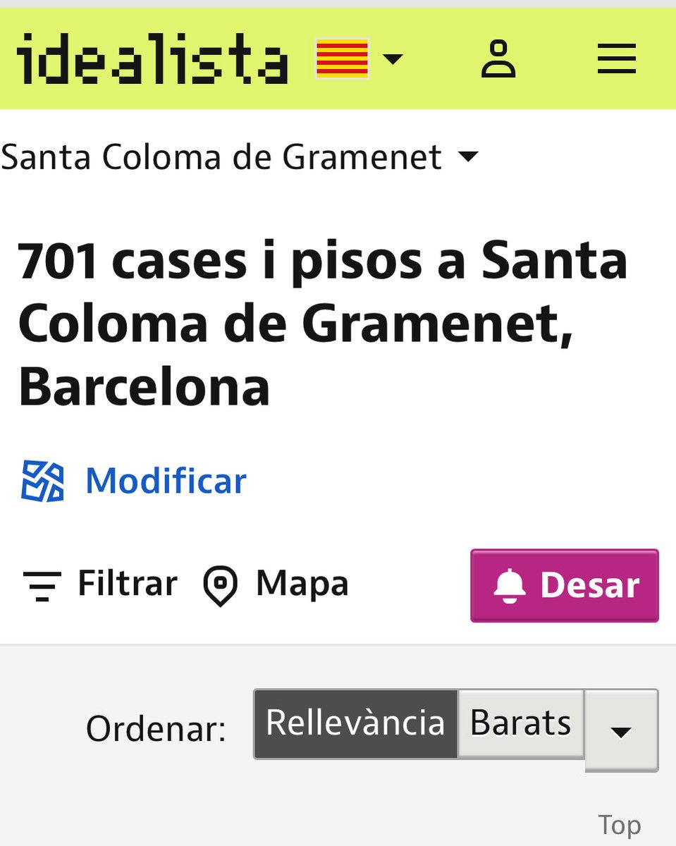 Una cosa increïble és que polítics, tertulians, experts, activistes i opinadors no diguin res del que està passant a 20 min del centre de Barcelona.
Ha desaparegut totalment el mercat de pisos de lloguer, però hi ha centenars de pisos en venda, la meitat per menys de 150.000€.