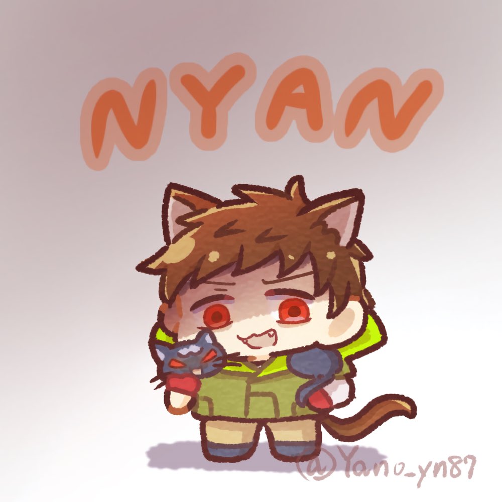 猫の日ということで
ピにゃあグノ顔ver.