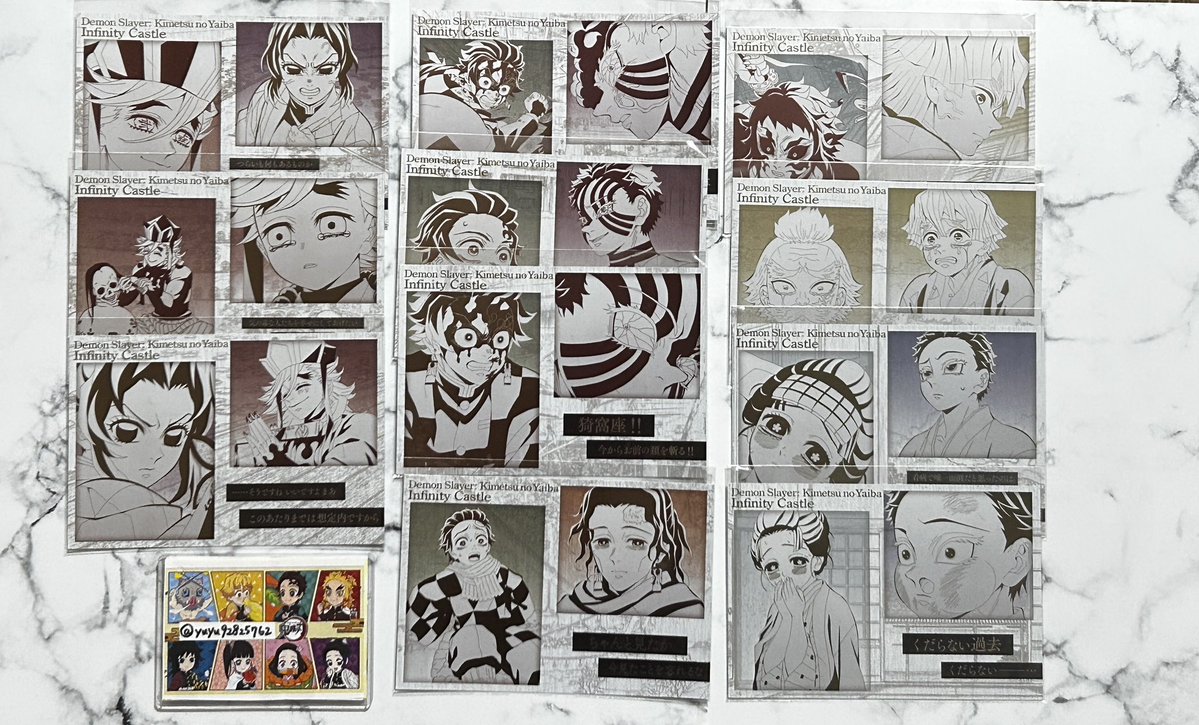 鬼滅の刃 交換 コースター お楽しみくじ チェキ クリアカード 半券