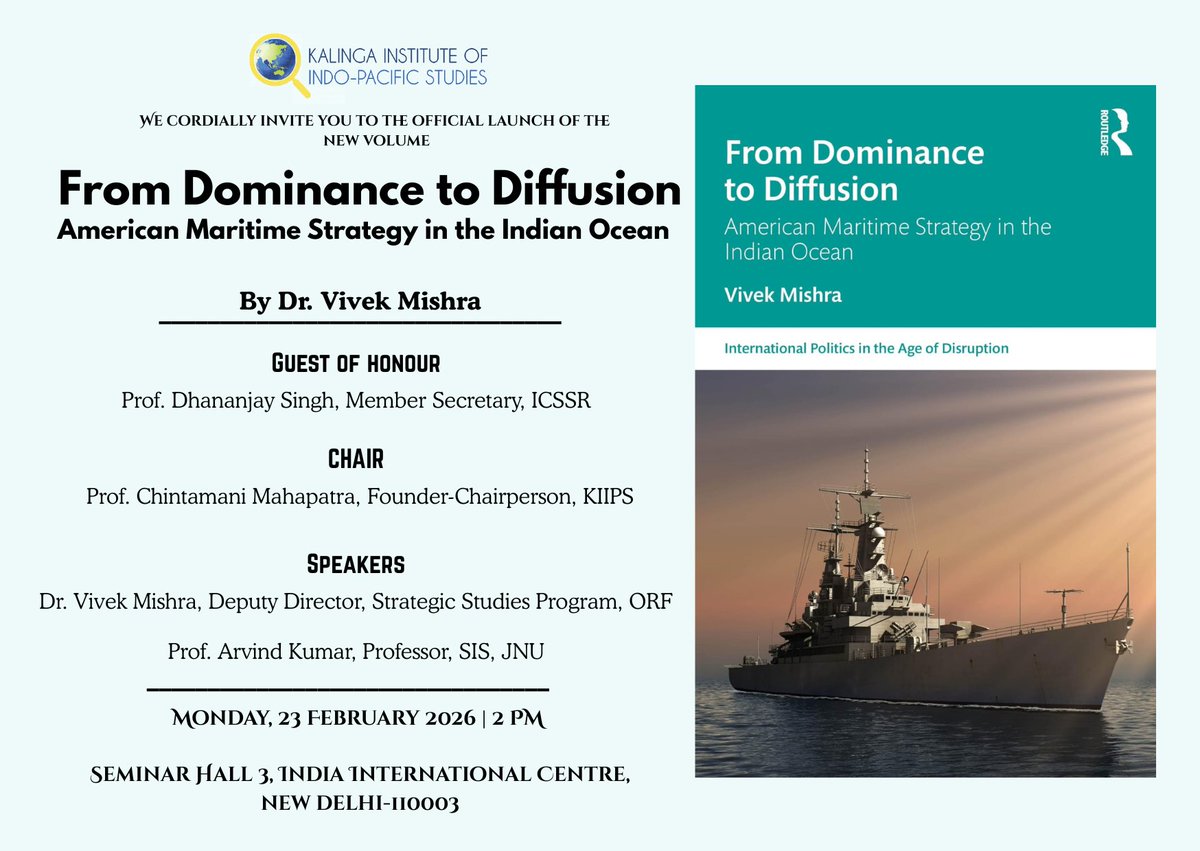 Kalinga Institute of Indo-Pacific Studies tweet media