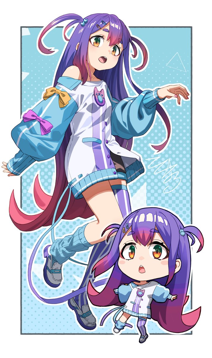 GENSEKIの【リアル頭身＆ミニキャラ】イラストコンテストに参加しました。