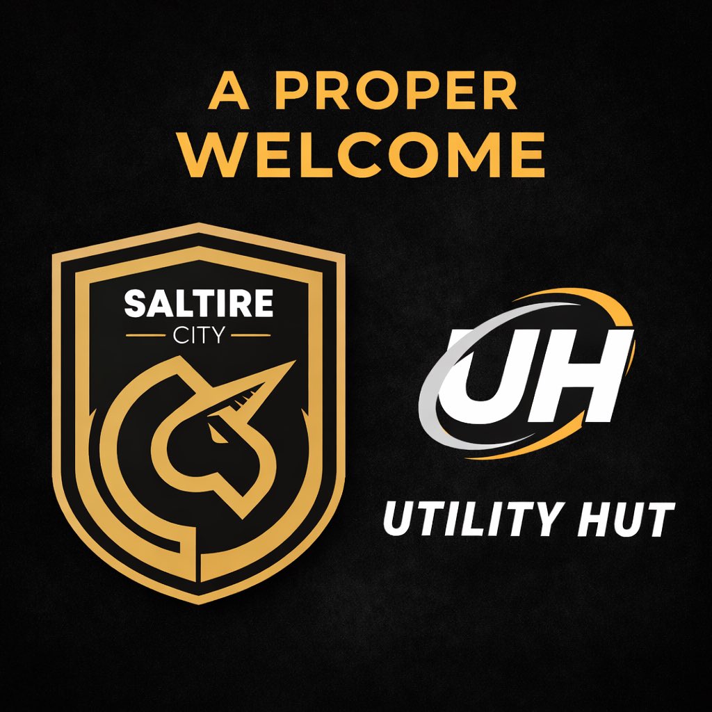 It’s been two weeks since our acceptance into the South of Scotland League — the welcome from clubs across the division has been first class.

Special thanks to George Bias and <a href="/UtilityHut/">Utility Hut</a>, league sponsors, for the personal message yesterday.

A proper welcome.

Saltire City FC