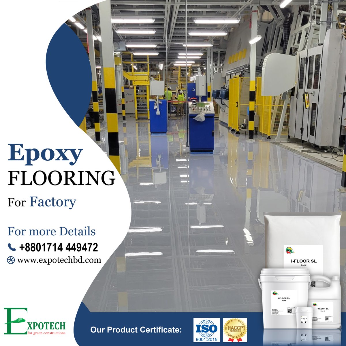 expotechbd's tweet photo. Expotech provides the best PU flooring services in Bangladesh.  If you are interested please feel free to contact us for any inquiries. Phone: 01714449472 https://t.co/c0vBLl2dUB #Epoxy_Flooring, #Self_Leveling_Epoxy_Flooring,  #Epoxy_Car_Parking, #Epoxy_Wall_Coating_and_Paint https://t.co/x67E1VrYcP