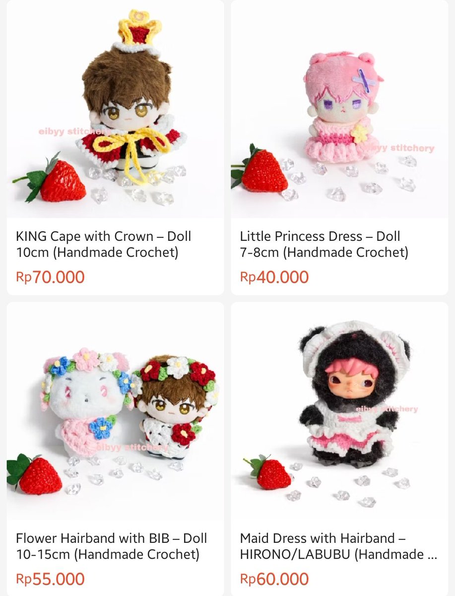 Like & RT appreciated ♡] OPEN MADE BY ORDER Crochet clothes