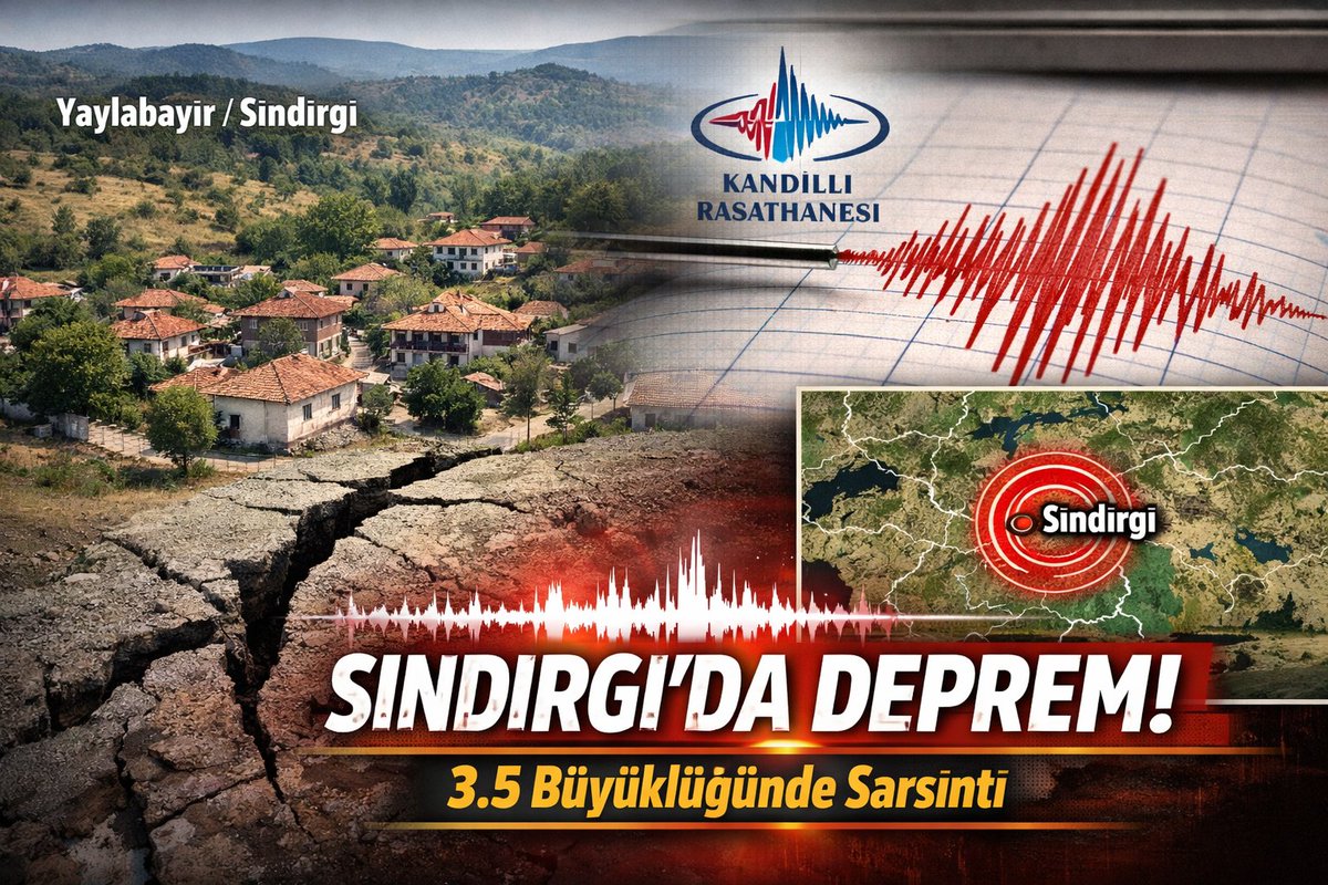 Balıkesir’in Sındırgı İlçesinde 3,5 Büyüklüğünde Deprem manisasonhaber.com/genel/balikesi…