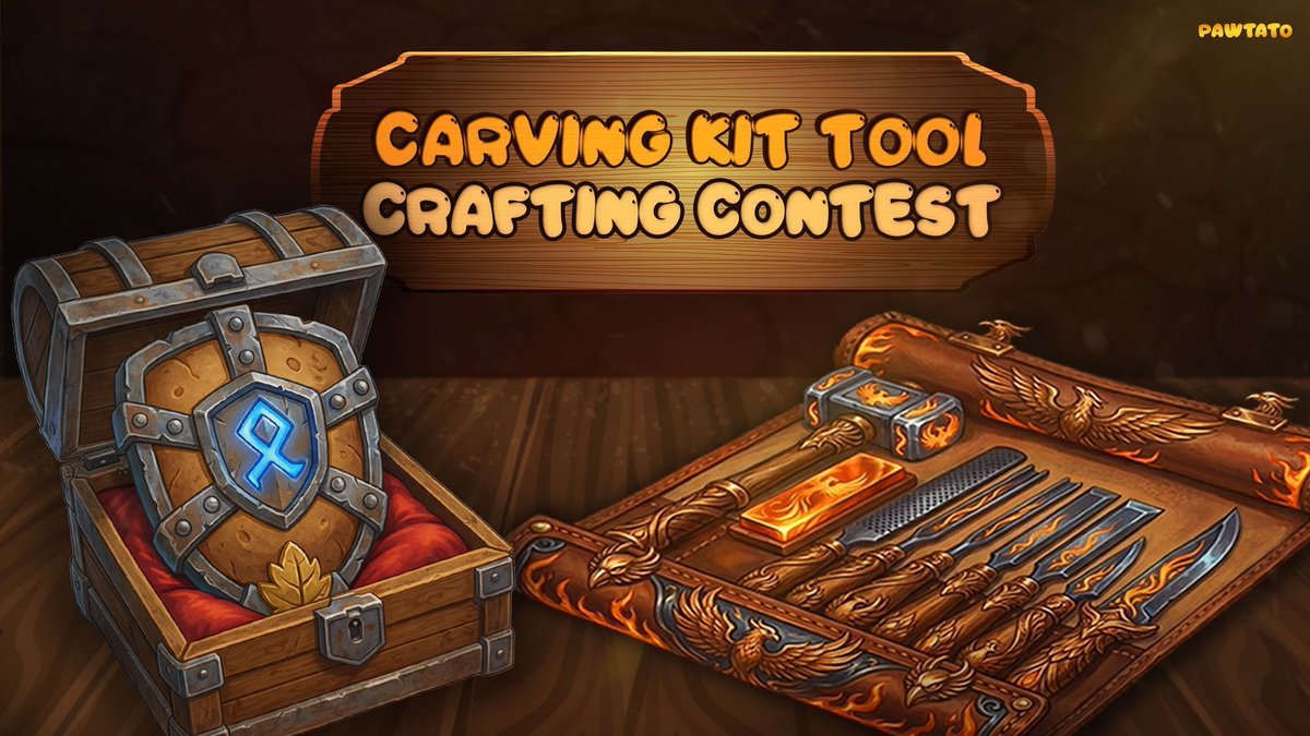 𝗖𝗿𝗮𝗳𝘁𝗶𝗻𝗴 𝗖𝗼𝗻𝘁𝗲𝘀𝘁 𝗨𝗽𝗱𝗮𝘁𝗲  ⚒️

Crafters, the contest is nearly complete. Out of the four tools - 𝗔𝗻𝘃𝗶𝗹, 𝗖𝗮𝗿𝘃𝗶𝗻𝗴 𝗞𝗶𝘁, 𝗟𝗮𝗽𝗶𝗱𝗮𝗿𝘆 𝗞𝗶𝘁, and 𝗔𝗿𝘁𝗶𝗳𝗶𝗰𝗲𝗿’𝘀 𝗞𝗶𝘁 - the 𝗠𝘆𝘁𝗵𝗶𝗰 𝗖𝗮𝗿𝘃𝗶𝗻𝗴 𝗞𝗶𝘁 has NOT been crafted yet. That