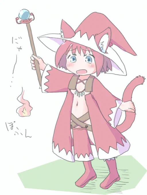 猫の日なので再掲ですー。最近描いていないロコロコさん。 #猫の日