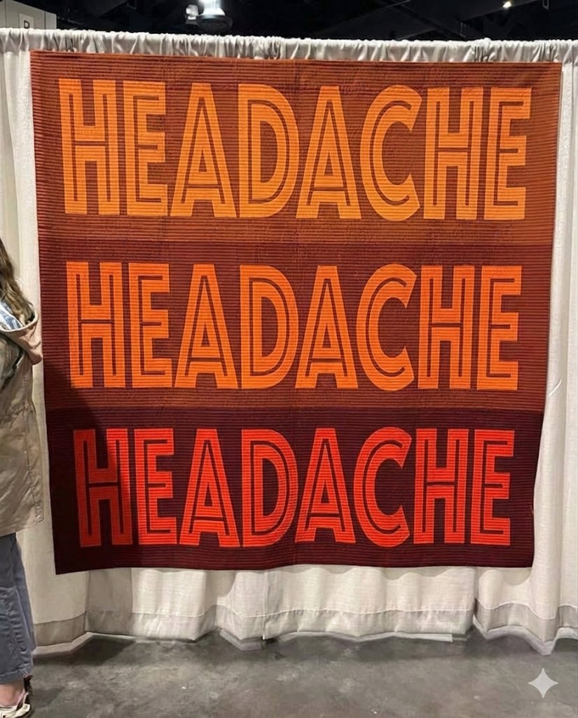 People have not seen the back of the quilt… Quiltcon2026
#Resistance 
#quiltcon2026