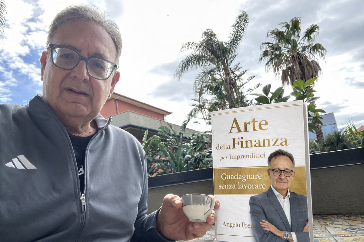 🌴 Dall’angolo di meditazione domenicale di casa. ☕📖 Rendere sostenibili le imprese passa anche da qui: educazione finanziaria per chi le guida.
📚 Libro non ancora stampato e già in preordine
💰 Prezzo preordine: 62,50€
📧 Scrivi a info@angelofreni.it per riservare copia. 😊