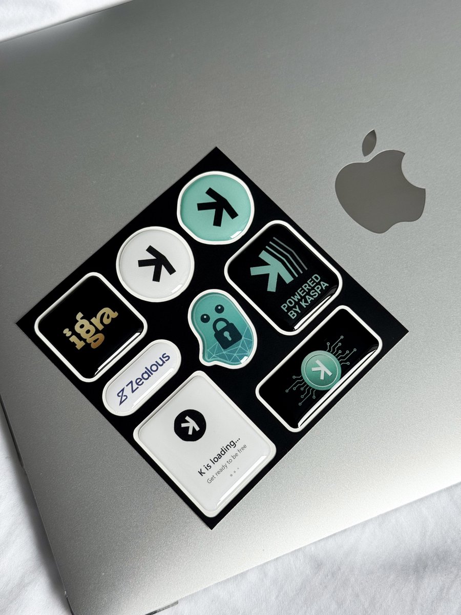 kaspabash's tweet photo. Kaspa &amp; Kaspa Ecosystem 3D Sticker Pack 🚀
Perfect for your phone, laptop, or any gadget you use every day.
Show the world that Kaspa is everywhere.
P.S. I can create any custom design you want — just tell me your idea.
kaspa payments accepted. https://t.co/jQ4C6kml9S