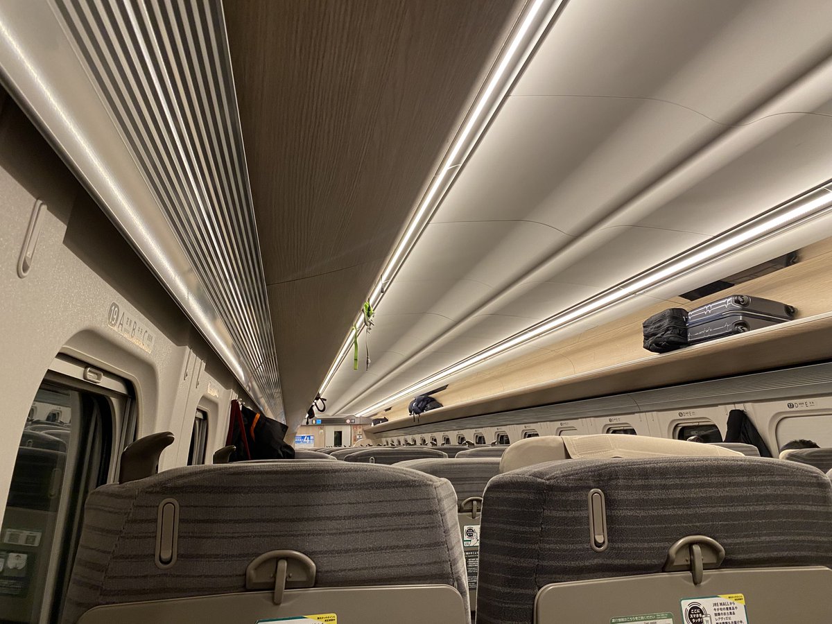 なおご乗車中のはやぶさ号は立席特急券で乗車 東北新幹線盛岡以北も初