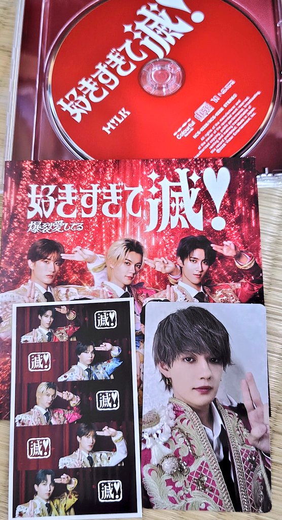 なんも入ってない…… シリアルナンバーの応募券みたいなやつ。 これ初回