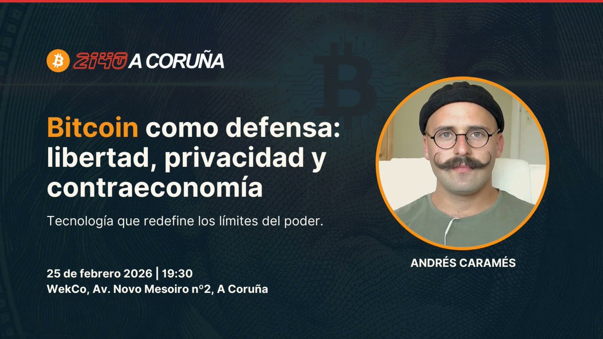 Bitcoin 2140 A Coruña tweet media