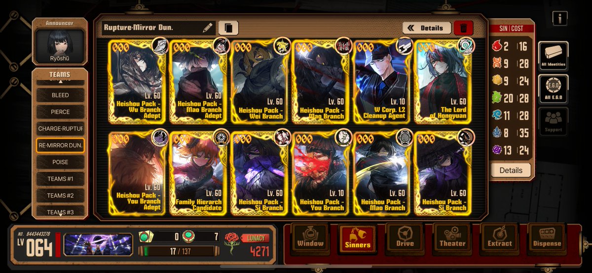@That_1TreeGuy I’m level 64 and technically I have every team except ...