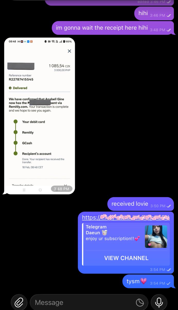 thanks for availing my channel babe 😜 
available now for vcs and contents 🩷🫵🏻 

TG:t.me/hottiebrielle

#nsfwtwt #NSFWAUDIO #sellingfeet #SellingContent #VCS #bbcAsia