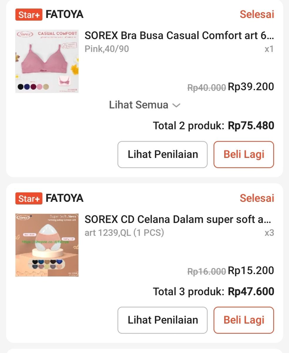 joyilybeads_'s tweet photo. Tiap beli bra sama cd di beberapa toko ini bikin auto mikir "kok bisa harganya lebih murah ya?"

Gimana ga heran... harganya langsung terjun bebas jauh bangettt dari harga di toko resmi, padahal produk ori 100% dan kualitas tetap sama 🤔 https://t.co/L2zhgVPXeB