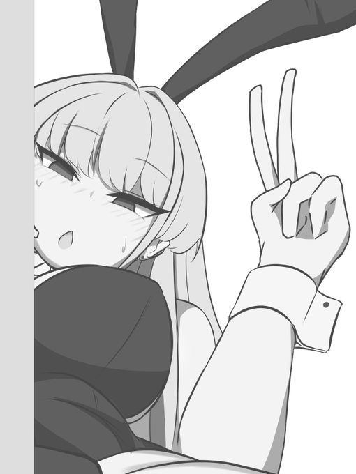 バニートキ 💕(色塗り中...😋🖌️) 