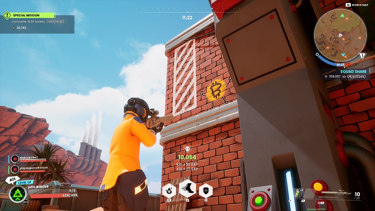 blessjay_'s tweet photo. Exploring #XOCIETY and noticed BTC symbols hidden in the environment.

A simple yet powerful detail that is secretly a shoutout to direction from which this all started. From which we all wouldn’t be here. 👈

I love details like this. They really bring depth and uniqueness to the environment. Makes it more immersive, interesting and eye catching. 👀

Always wishing to find more easter eggs like this! Imagine if we had:
• Pudgy penguins graffiti
• BTC Bank building
• Adidas billboard with ingame skins or NFTs
• Ethereum / other crypto graffiti
• Motus generators / factories

When you're making a game from scratch, the possibilities are endless! Really excited for the future of this game.

@xocietyofficial #Web3Gaming #web3games #cryptogame #P2E