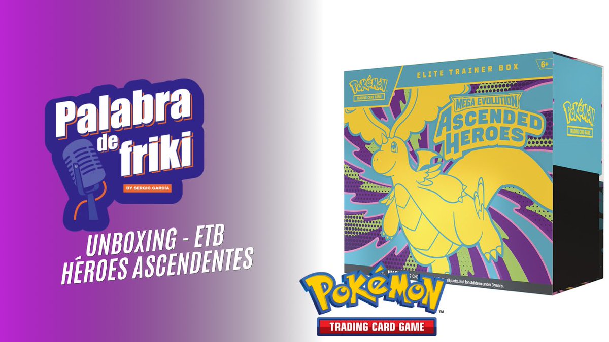 ¡Buenos días, frikis! Ya tenéis en el canal el unboxing de la ETB de Héroes Ascendentes. Dadle amor y suscribiros si no lo estáis ❤️

#FelizDomingo 

youtu.be/5fxfVqLvqkI