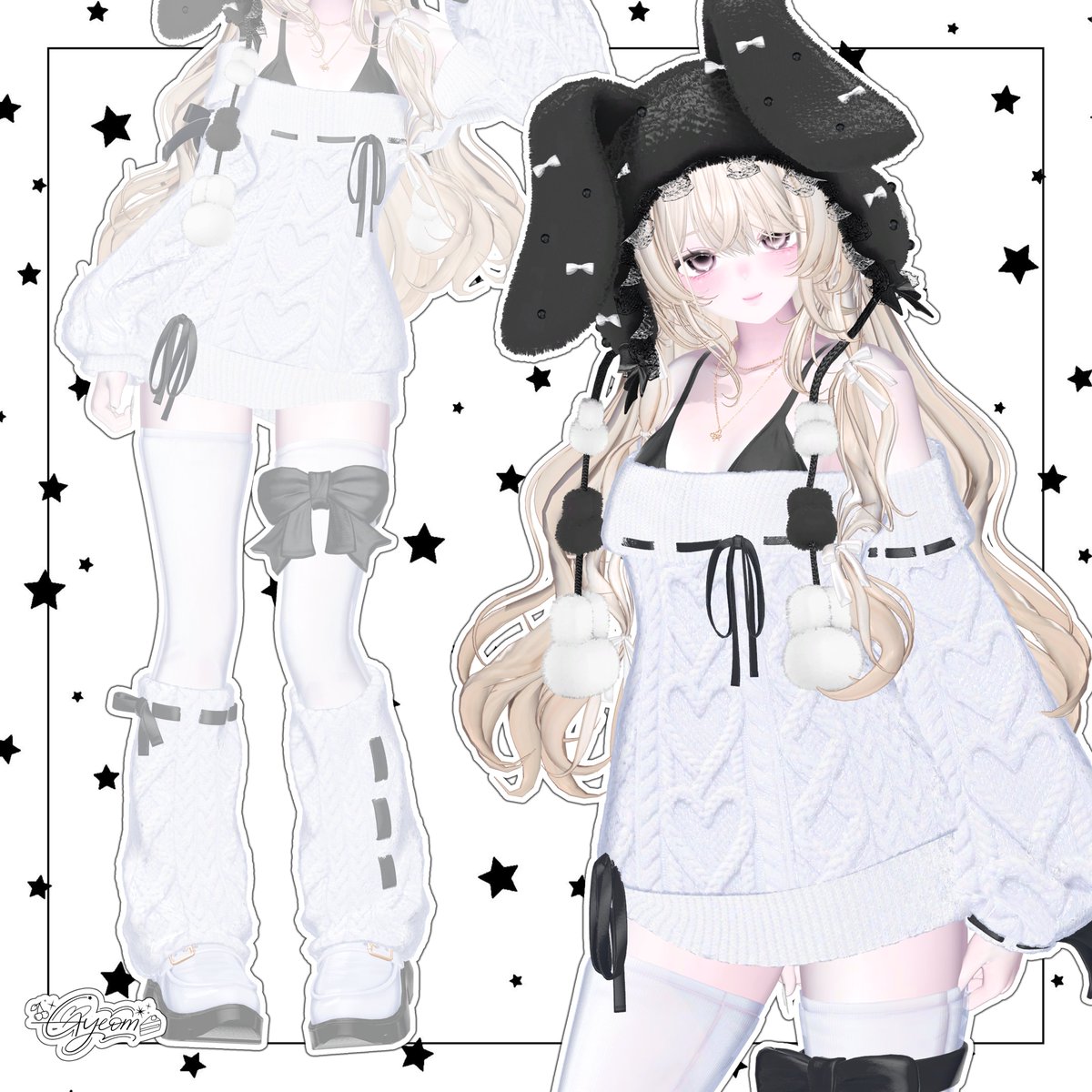 [🎁RT+ FOLLOW EVENT]

RT + 팔로우 해주신 분들 중 2분을 추첨하여
[✴️Vague Not✴️] 풀세트를 선물드립니다!

🖤23일까지 오픈기념 50% 할인 이벤트 중이니 기간 내에 구매하세요!

🔗link - lucavr.booth.pm/items/8001463 
📅기간 - 2/27 

#Lucashop #앰배서더