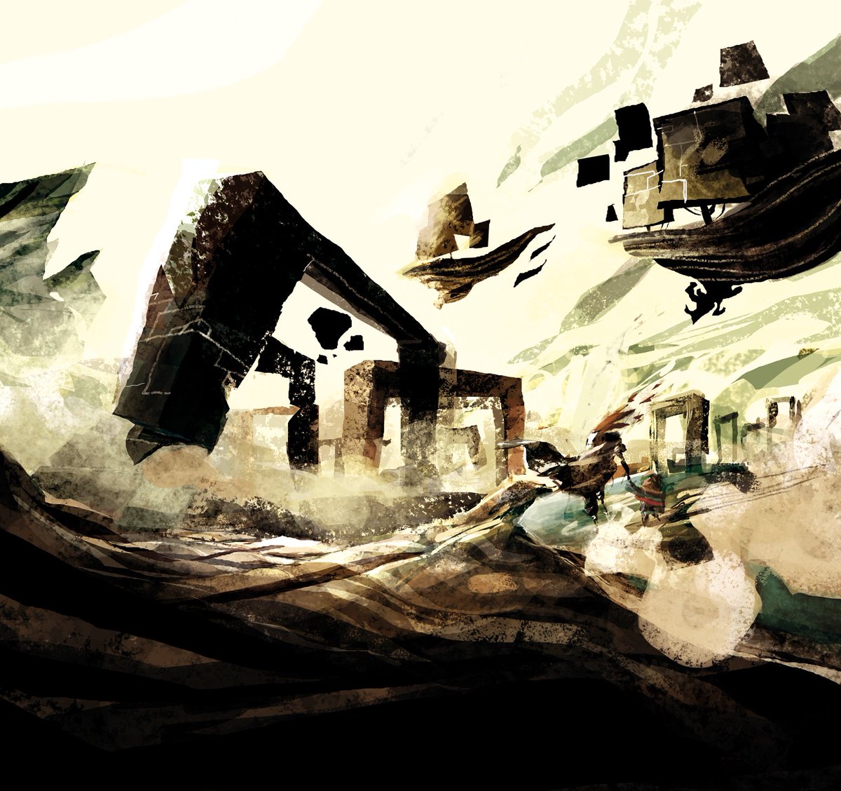 YvesRahuel's tweet image. #illustration #gates #sf