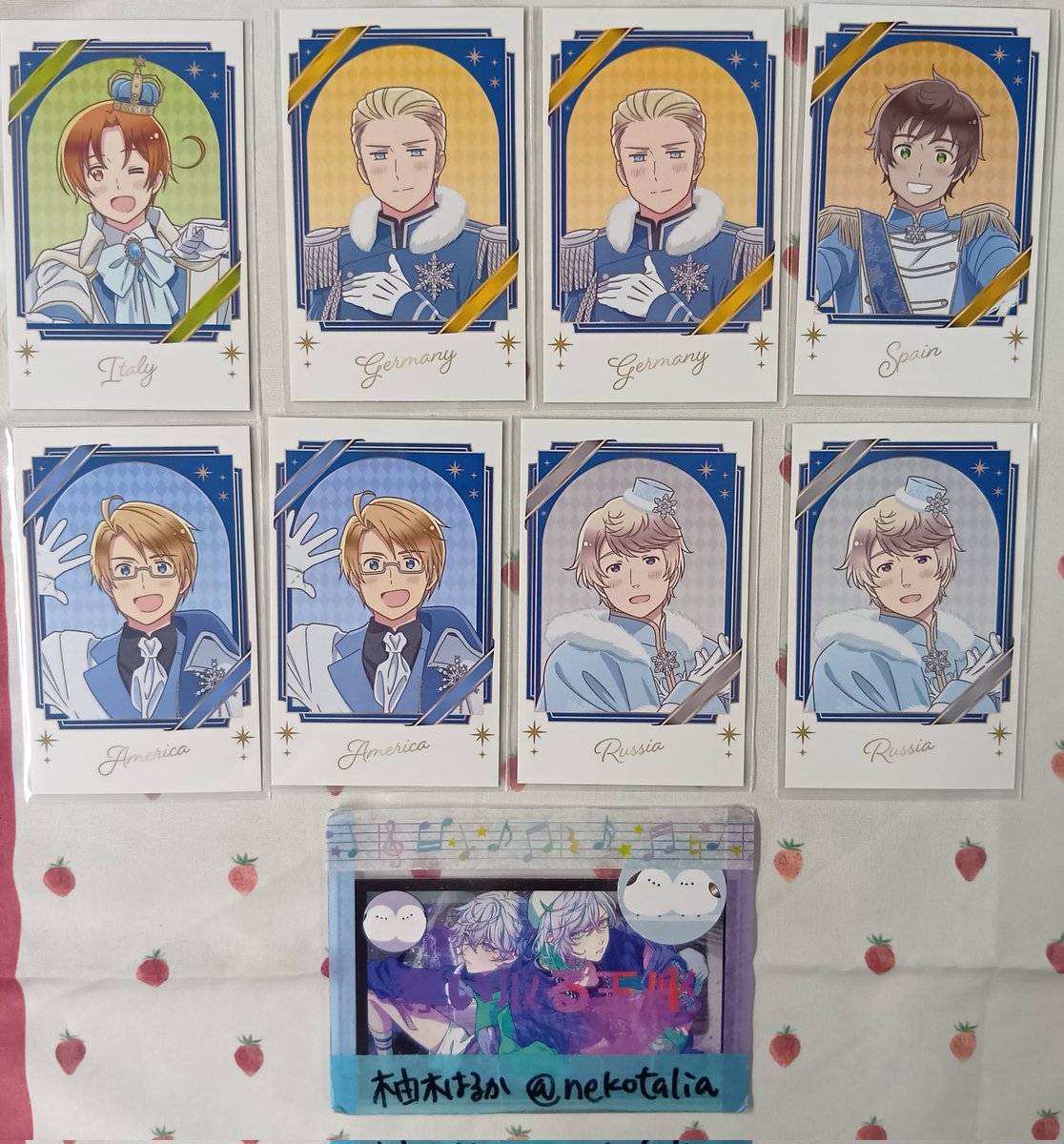 交換】ヘタリアWS アモカフェ AMOカフェ フォトカ フォトカード 譲→伊