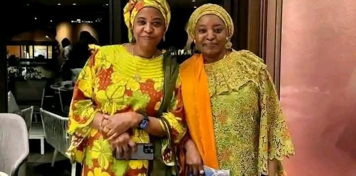 The two women pictured are princesses whose fathers reigned as Emirs during their lifetimes: Hajiya Sadiya Ado Bayero and Hajiya Maryam Shehu Idris.

They are wives of the current Emirs — Khalifa Muhammadu Sunusi II CON PhD of Kano and Emir Ahmed Nuhu Bamalli CFR of Zazzau.