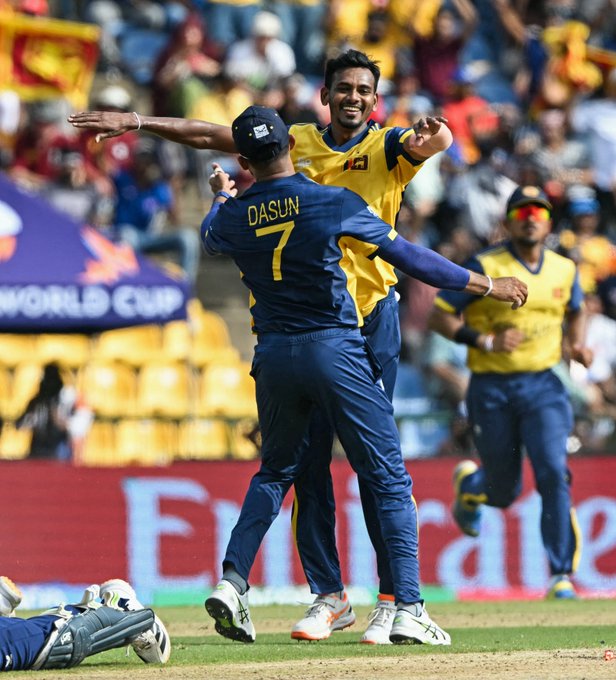 Chameera on fire! 🔥 