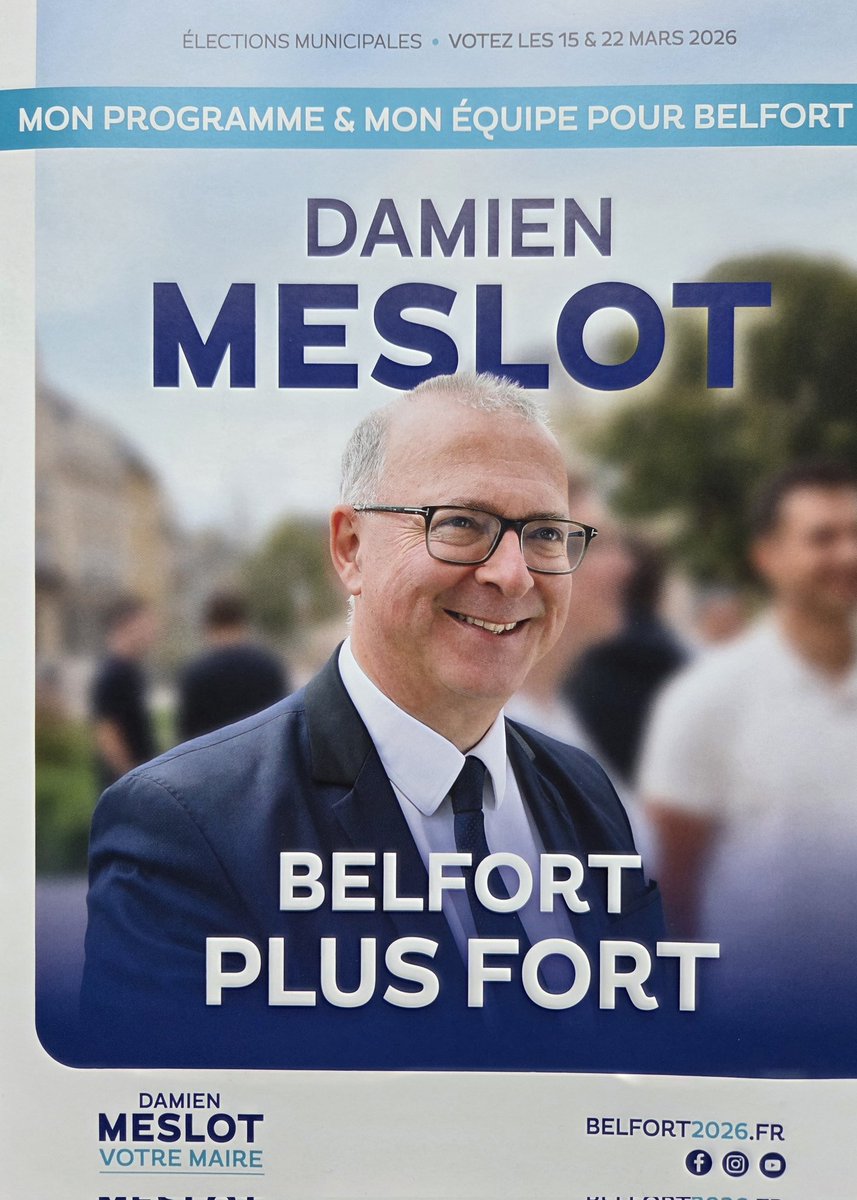 KneipTony's tweet photo. 📅 Cette semaine, dans toutes les boîtes aux lettres 📪 des Belfortains, retrouvez le bilan, le programme et les colistiers de @DMeslot pour rendre #Belfort encore plus fort 🦁
#Municipales2026 #BelfortPlusFort https://t.co/K0CcJ71FZY