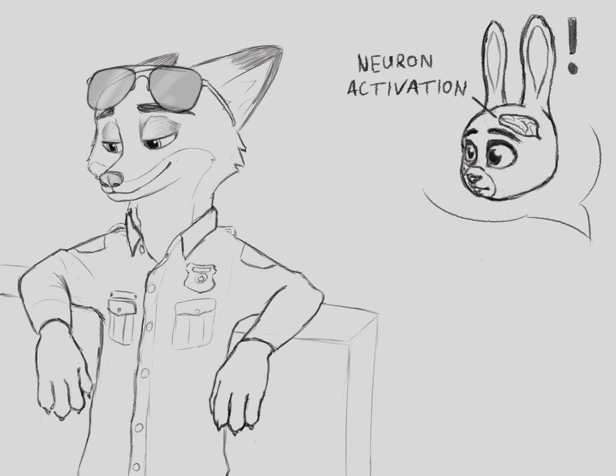 Nick putting on his uniform for the first time be like:

#Zootopia2 
#Zootopia2fanart 
#NickWilde