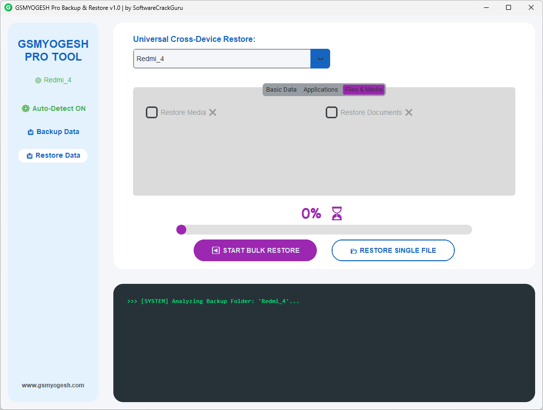 GSMYOGESH Pro Backup &amp; Restore Tool V1.0 Free Download

Tool Link: go.cyberslinks.com/r.php?id=eEyd6y

1. Very Easy to Use
2. Works Offline
3. Safe and Private
4. Move Data Between Different Brands

#BackupRestoretool #freetool #databackup #datarestore #androidtool