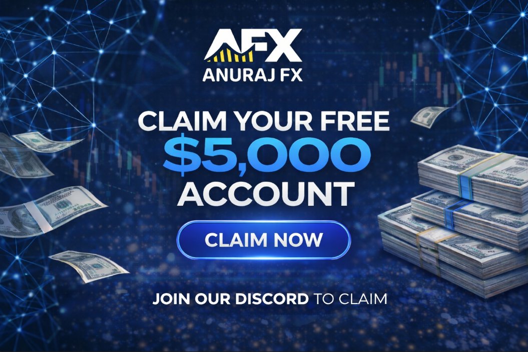 🚨 FREE $5,000 FUNDED ACCOUNT 🚨
🔥FREE 5K for EVERYONE AGAIN

💸 How to Claim:
✅ Follow <a href="/anuraj_fx/">ANURAJ FX</a> , <a href="/LynX_Void/">LynX</a>,<a href="/DARSHFOREX10/">DarshForex 🔱</a>
✅LIKE❤,REPOST🔁,TAG 4 FRIENDS
✅ Join Discord SEND SS to claim👇
discord.gg/95qwkBNXcY