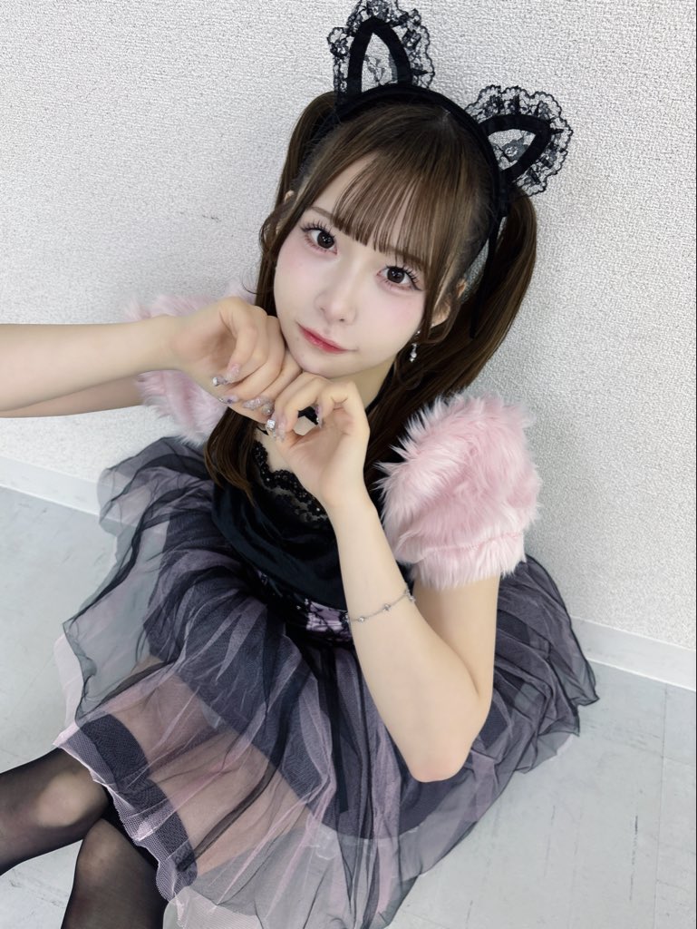 君のねこだよ🐈‍⬛🎀 #ツインテールの日