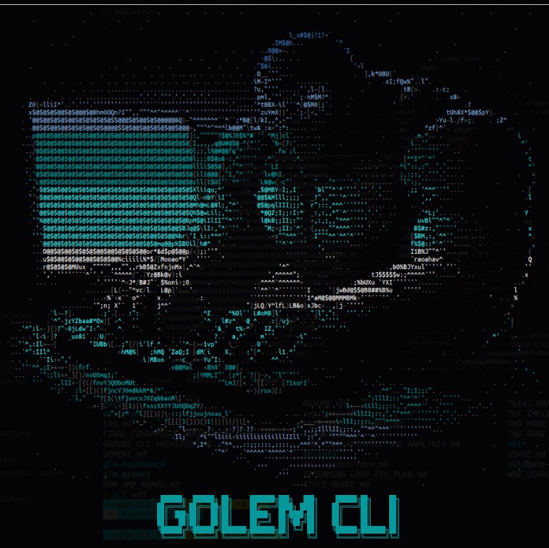 S1lv3rd3m0n's tweet photo. Considering using Tamboui as my default in my own coding agent CLI. 

Golem, perceived to be the ugliest coding agent alive, uses JVM, doesn't beg to be known, but gets the job done. https://t.co/dFbMQcN3R7