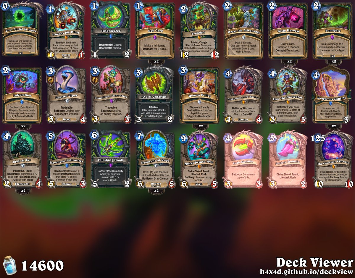 燁魔 HS Wild/Standard Deck tweet media