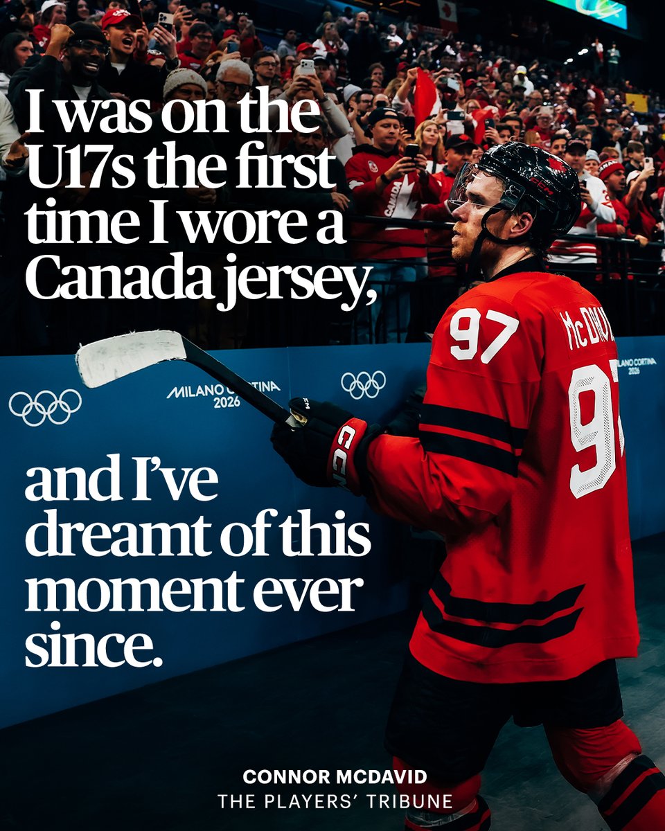 Connor McDavid has been waiting for this moment — representing Canada in an Olympic gold medal game: “You have to learn from the bad times. You have to take something from it.

And what I took from it was this....

I don’t want to play golf. I don’t want to sit by the pool. I