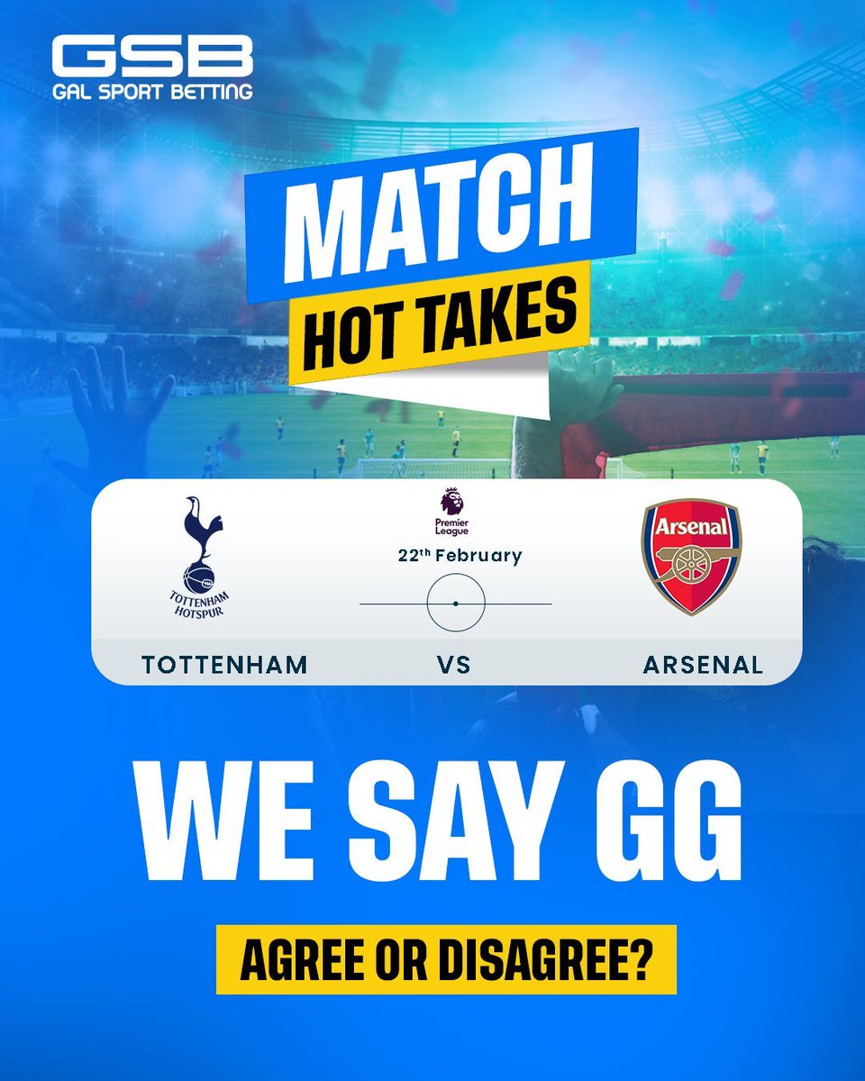 Spurs have had a prep boost, but Arsenal still want the bragging rights 🏆
Derby day at Tottenham Hotspur Stadium! 🦃🔴⚪️

Who takes the bragging rights this time? 🤔⚽