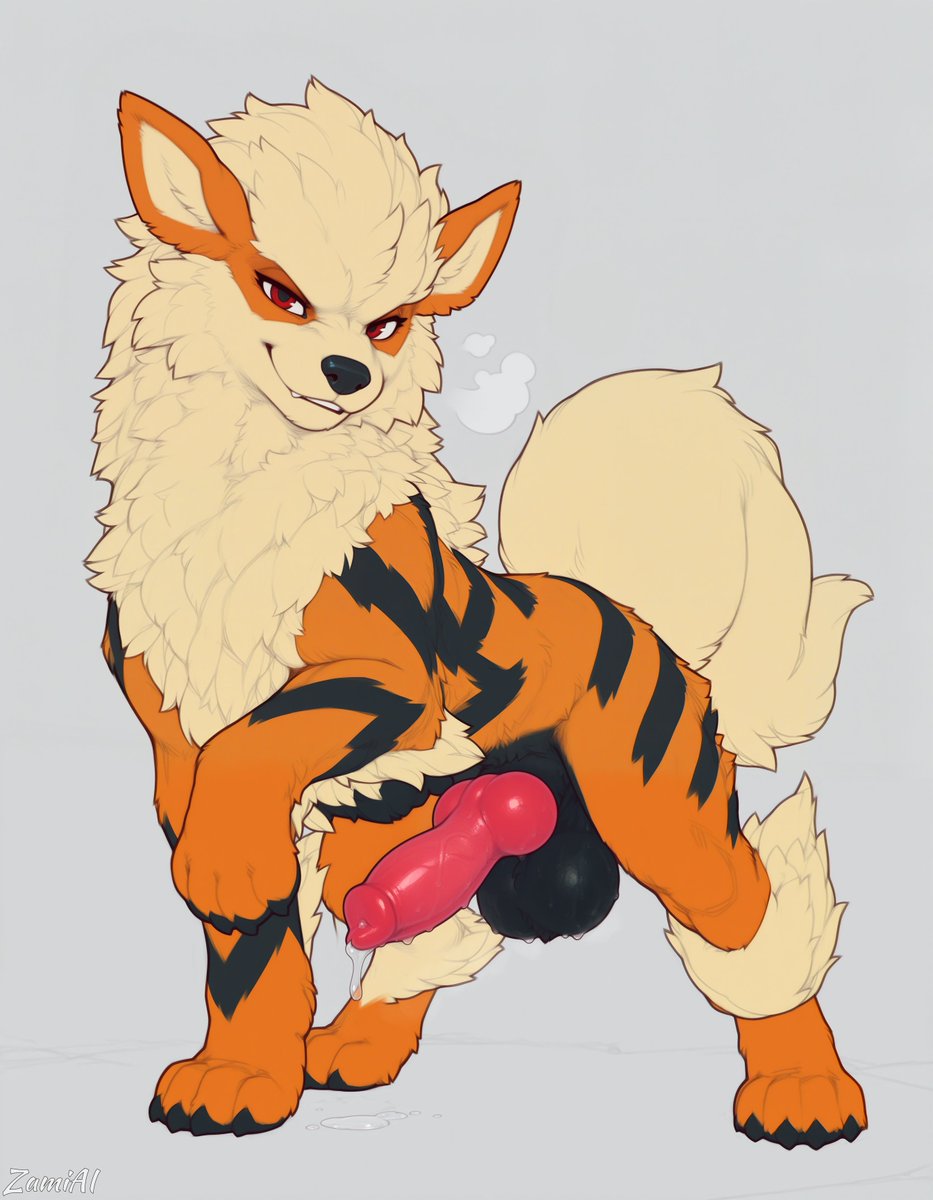 Zami_Ai_'s tweet photo. Arcanine's giving you a peak~

#furryai #feral #yiff https://t.co/ufmQpERC2z