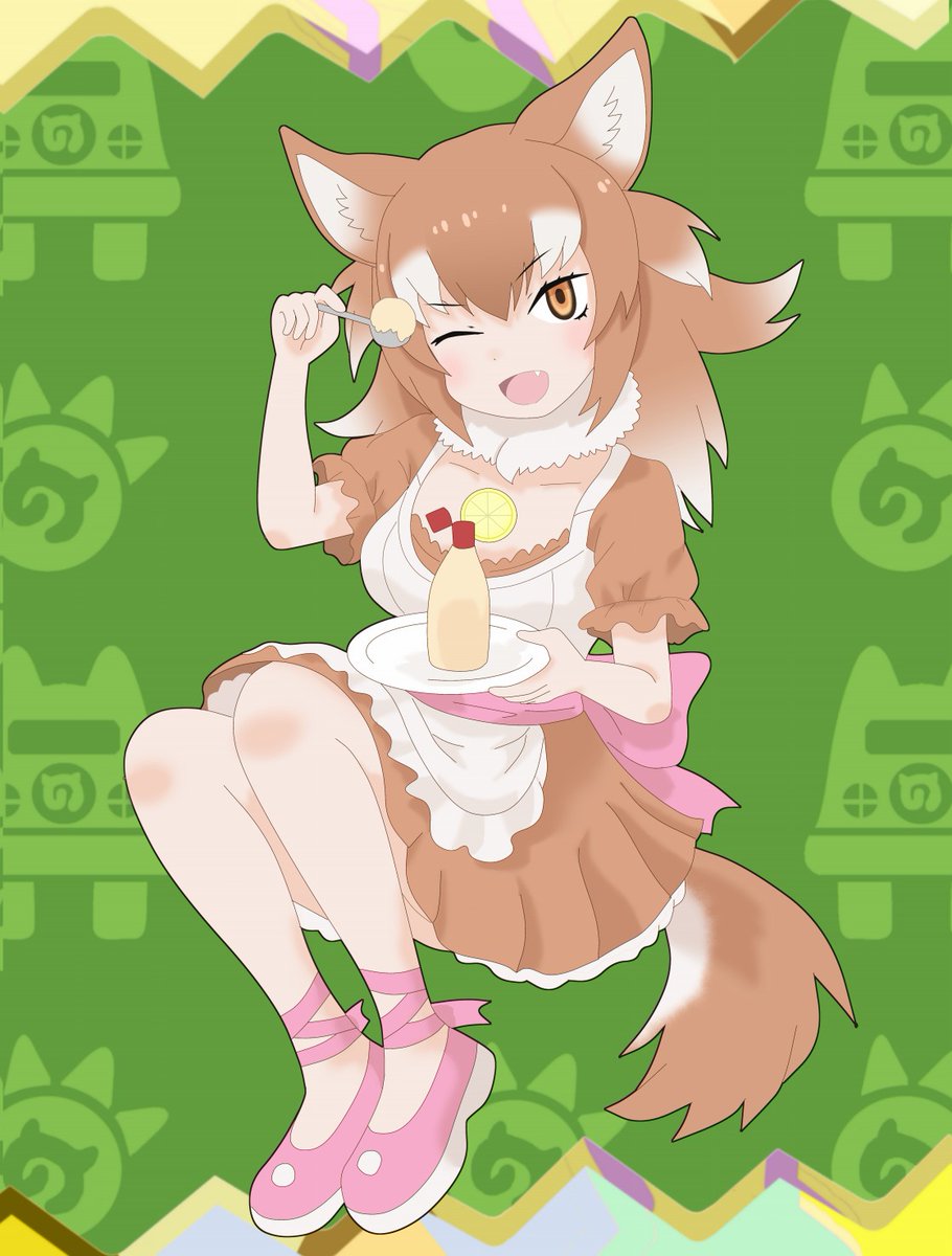 tomoegatadouki's tweet photo. 食後のマヨネーズを食べるニホンオオカミ
#けものフレンズ　
けもフレ
ニホンオオカミ(けものフレンズ) https://t.co/jzksjIsDVg
