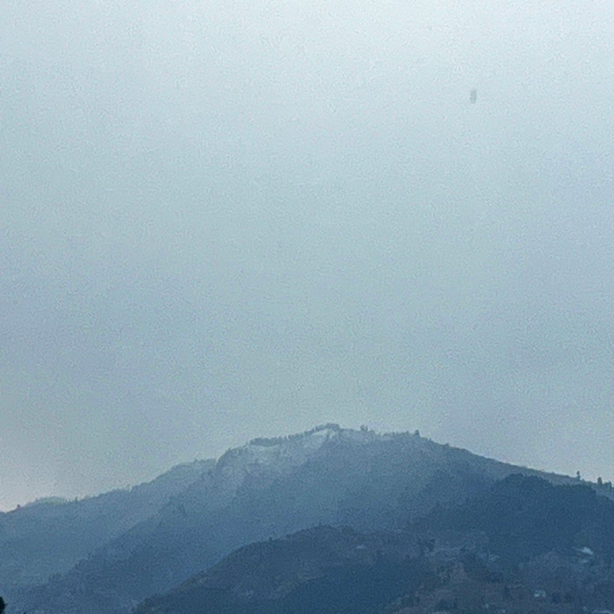 Unexpected light rain (Still Drizzling)

Snowfall on higher reaches 
 
Little relief from unusual rising temperature in a month of February in western Himalayas 

📍Jubbal Shimla Himachal Pradesh India 
Alt 7000ft