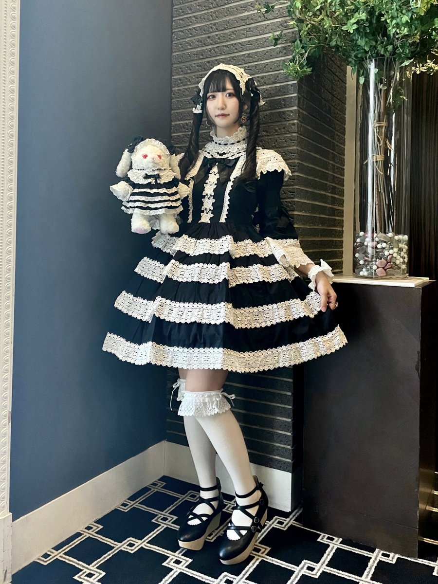 エリザベスワンピース🌹 くみゃもお揃い やっとおろせた日 本当に可愛い