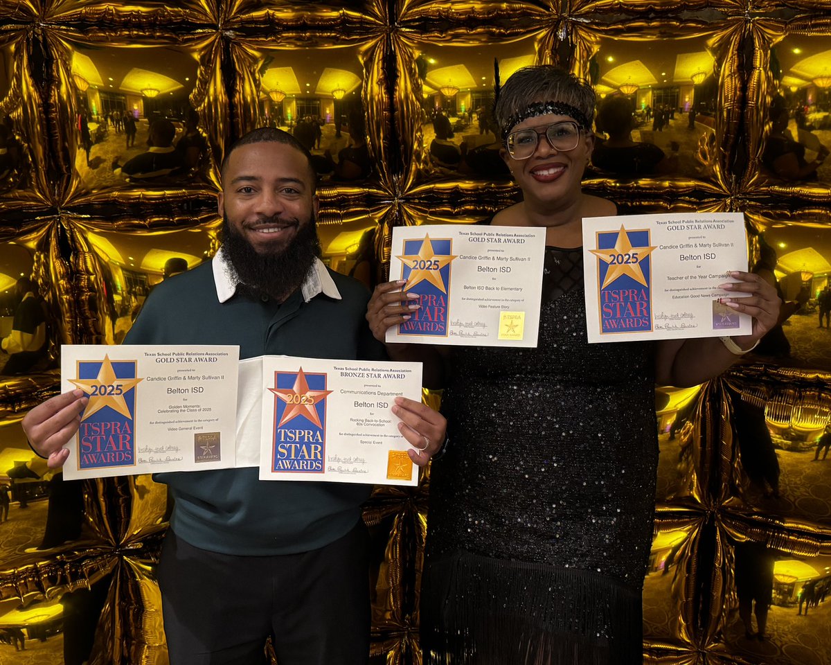 Congrats to our Communications Team on earning four Texas School Public Relations Association (<a href="/tspra/">TSPRA</a>) Star Awards at the state level! Their dedication to impactful storytelling and meaningful connection keeps our community informed and inspired. 

bisd.net/news