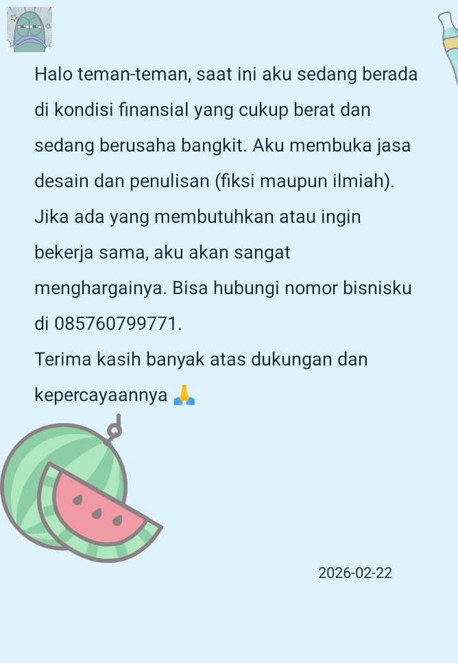tanyarlfes's tweet image. 💚 temen-temen tolong bantu kakaknya ya