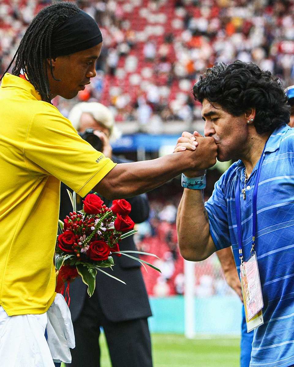 Greatness recognises greatness 🤝⚽️