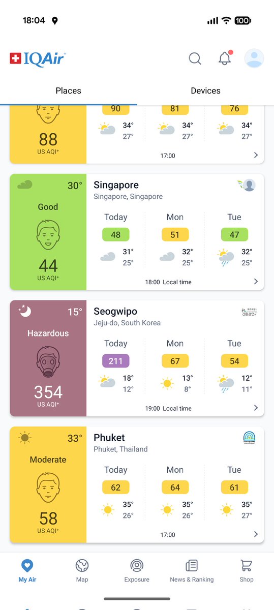 Phuket_Sammy's tweet image. Woah! Wtf is up with #Jeju? Is the whole island on fire? 😳 😭