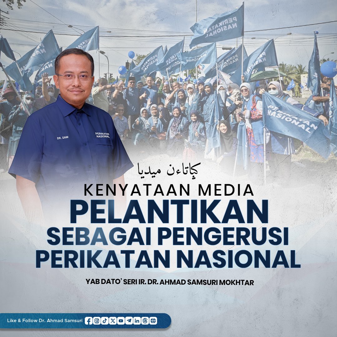 Ir. Dr. Ahmad Samsuri Mokhtar tweet media