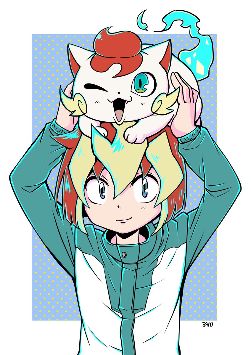 開運らくがき】 連載前に練習で描いたニャッキーとめぐる