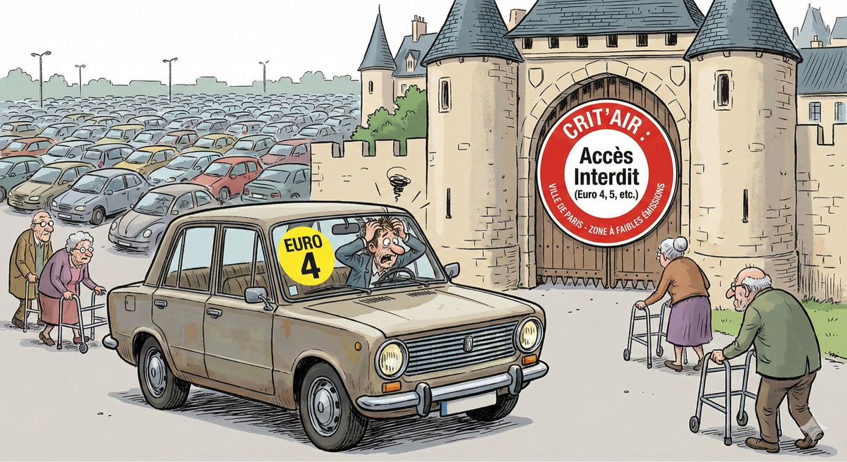 Liebe #Frankreich-Liebhaber &amp;Dreiländereck-Mitbewohner und Bewohnerinnen: wenn ihr noch einen Diesel fährt mit #EuroNorm4 und zuwenig Knete habt, Euch einen Neuwagen zu kaufen ab 40 bis 50.000 Euro aufwaerts achtet darauf, ob ihr mit Eurer Kiste noch in die Städte fahren dürft